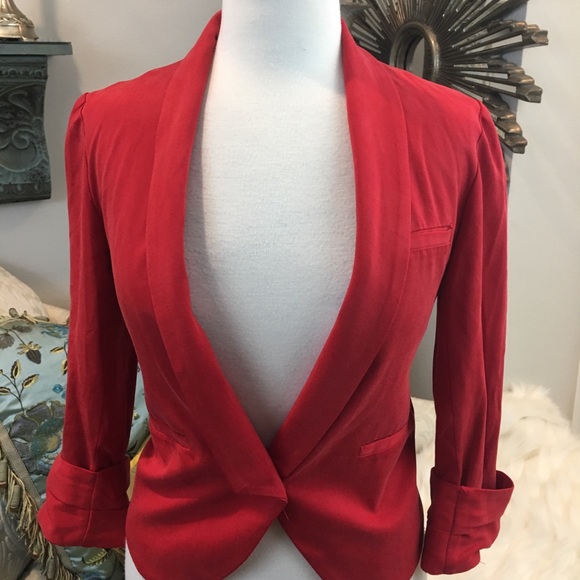 cartonnier Jackets & Blazers - Cartonnier designer red jacket (B-9)